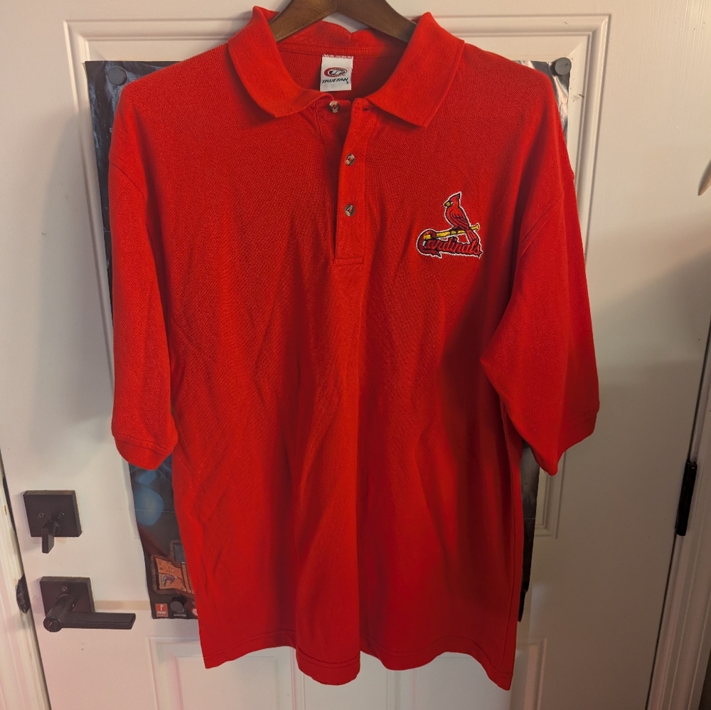 Vtg. St. Louis Cardinals Polo Shirt